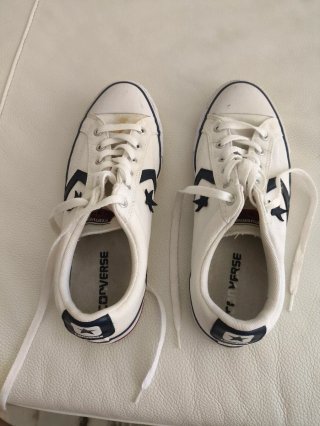 Converse Talla 41 Blancas y Azul