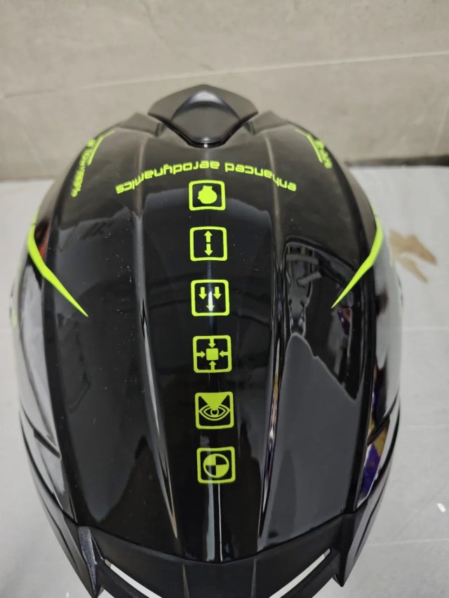 Casco integral moto negro Valentino Rossi Talla: L