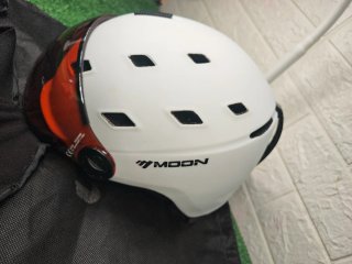 Casco Esquí MOON MS95 con Visor y Mascarilla