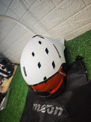 Casco Esquí MOON MS95 con Visor y Mascarilla