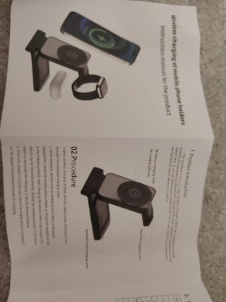 Stazione Ricarica Wireless 3-in-1 Nuovo