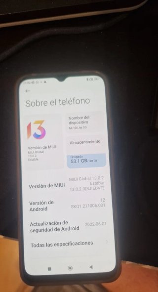 Telefono mobile Xiaomi Mi 10 Lite 5G Blu/Viola