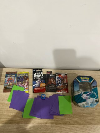 Lote Cartas:Lorcana,Star Wars, Pokémon,ForceOfWill