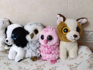 Lote 5 Peluches TY Suaves