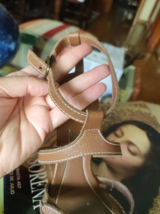 Sandalias Massimo Dutti Piel Marrón Talla 38
