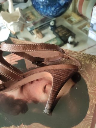 Sandalias Massimo Dutti Piel Marrón Talla 38