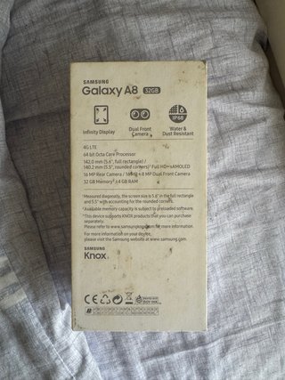 Caja Samsung Galaxy A8 (2018)