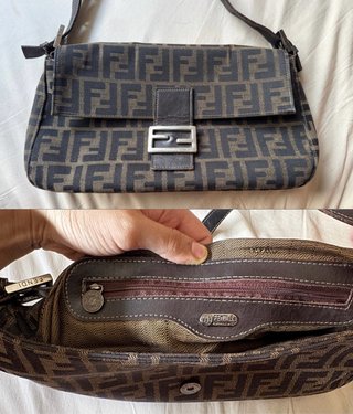 Borsa Fendi Zucca Vintage Marrone Originale