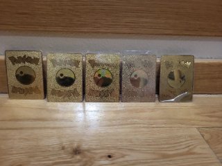 Lote 5 Cartas Pokémon  DE CHAPA.