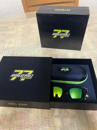 Gafas Skull Rider 77 Negras y Verdes
