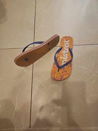 Chanclas Mistral Talla 38 Naranja y Azul