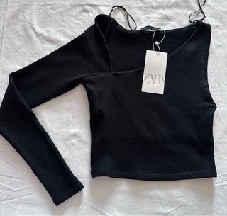 Top negro Zara Talla M