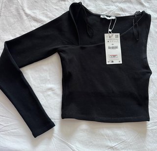 Top negro Zara Talla M
