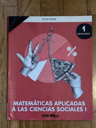 Matemáticas Aplicadas a las CCSS 1º Bach – Oxford
