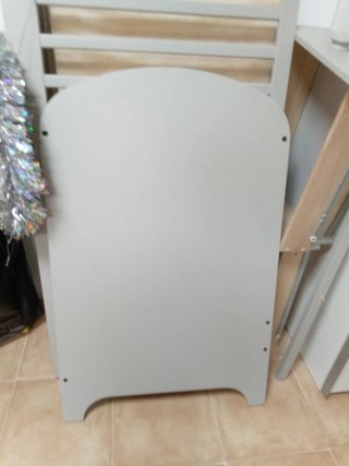 Cuna IKEA gris con cajones en muy buen estado
