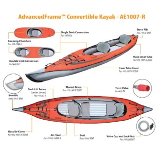 Kayak Advanced Elements Convertible (+EXTRAS)