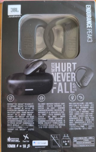 Auriculares JBL Endurance Peak 3 Negro