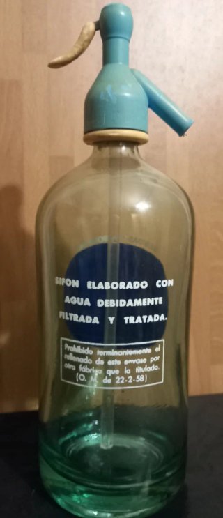 Botella Sifón Cañellas del Vendrell