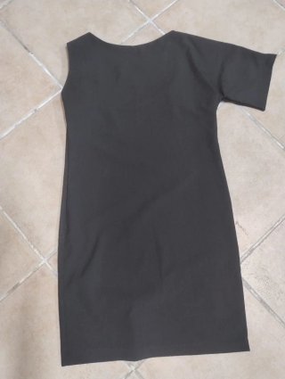Vestito monospalla nero Diva Trend - Taglia S