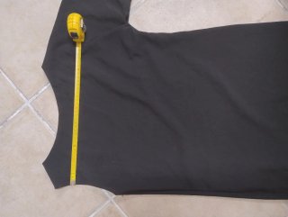 Vestito monospalla nero Diva Trend - Taglia S
