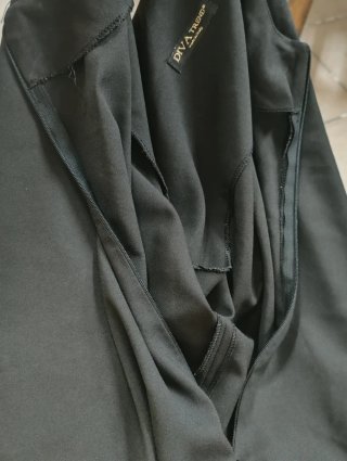 Vestito monospalla nero Diva Trend - Taglia S