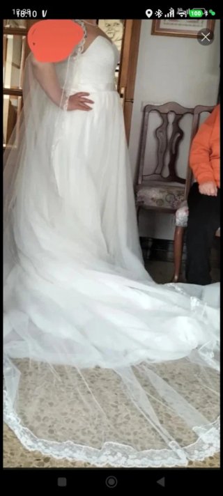 Vestido de Novia con corsé.