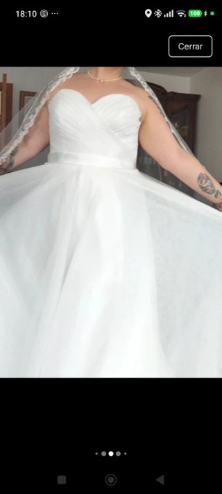 Vestido de Novia con corsé.