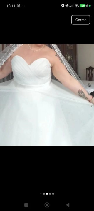 Vestido de Novia con corsé.