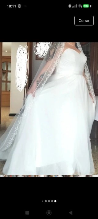 Vestido de Novia con corsé.