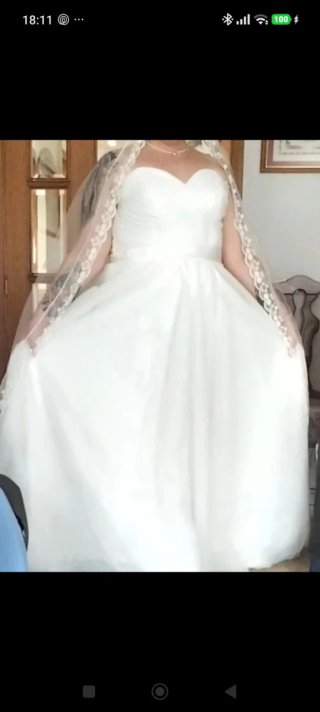 Vestido de Novia con corsé.