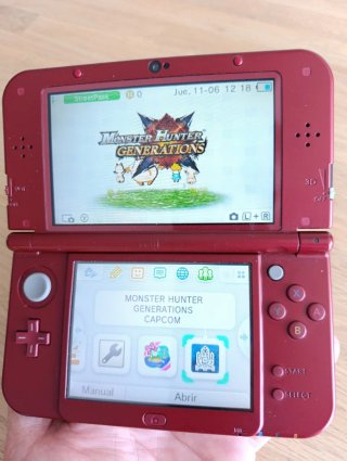 New Nintendo 3DS XL edición especial Monster Hunte