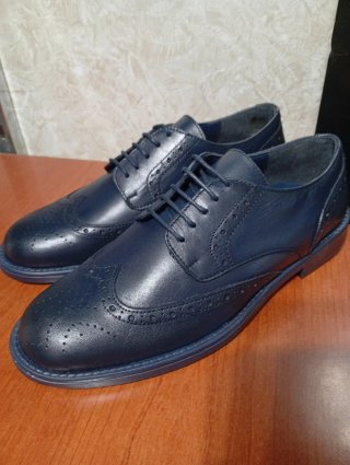 Scarpe uomo eleganti blu taglia 39 nuove