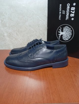 Scarpe uomo eleganti blu taglia 39 nuove