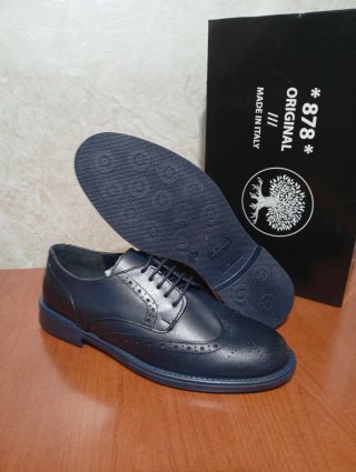 Scarpe uomo eleganti blu taglia 39 nuove