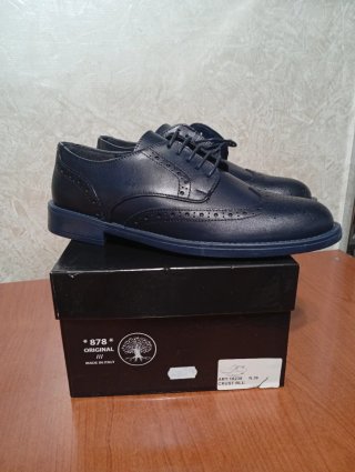 Scarpe uomo eleganti blu taglia 39 nuove