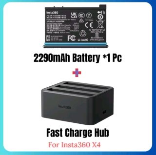 Cargador Rápido Insta360 X4 + Batería 2290mAh