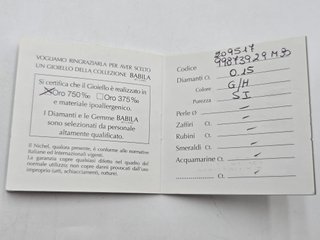 Anello Nodo d'Amore Babila Oro Bianco Diamanti 750