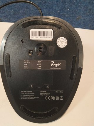 Ratón Vertical Ergonómico Fellowes Penguin M 1200 DPI