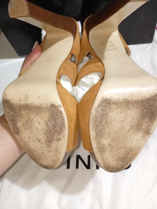 Sandalo Pinko camoscio camel