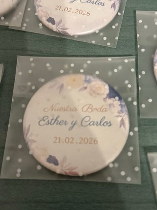 Chapas personalizadas para eventos