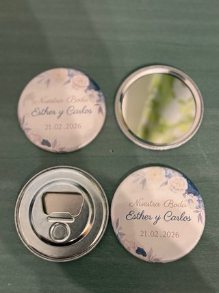 Chapas personalizadas para eventos
