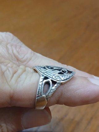 Anello scudo argento 925