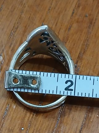 Anello scudo argento 925