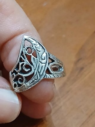 Anello scudo argento 925