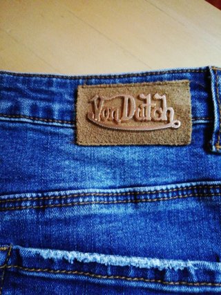 Gonna jeans blu