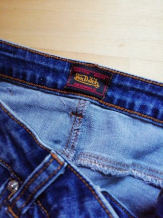 Gonna jeans blu