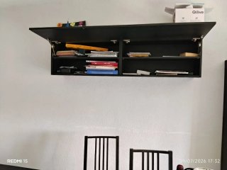 Mueble Estantería Negro