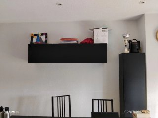 Mueble Estantería Negro
