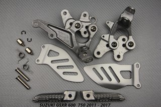 Estriberas delanteras SUZUKI GSXR 600 / 750 2011