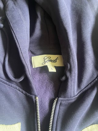Sudadera Fake Gods Azul FG Cremallera